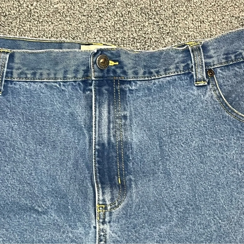 Red Head Denim Jeans Mens Size 44X29 Blue Cotton Straight Leg Workwear - Picture 4 of 11